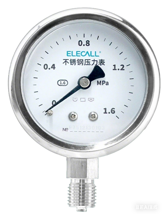 Y-60BF 径向不锈钢压力表